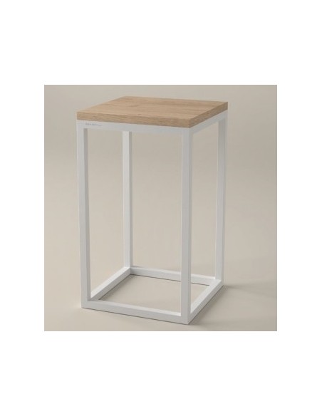 TABOURET BANQUETA WALL STRUCTURE BLANCHE - SERIE WALL - Collection 2022 - DUPLACH GROUP