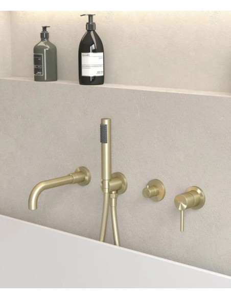 MITIGEUR BAIN DOUCHE ENCASTRE 4 TROUS CORBEAU KROOS