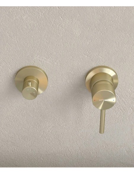 MITIGEUR BAIN DOUCHE ENCASTRE 4 TROUS CORBEAU KROOS