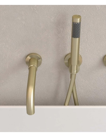 MITIGEUR BAIN DOUCHE ENCASTRE 4 TROUS CORBEAU KROOS