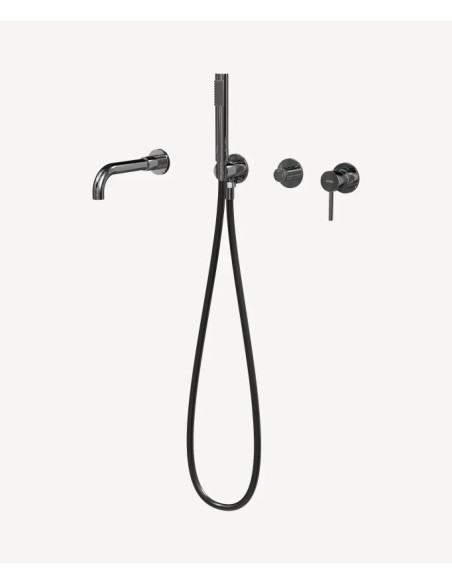 MITIGEUR BAIN DOUCHE ENCASTRE 4 TROUS CORBEAU KROOS