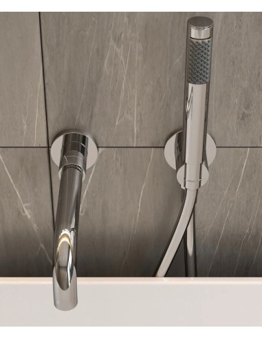 MITIGEUR BAIN DOUCHE ENCASTRE 4 TROUS CORBEAU KROOS