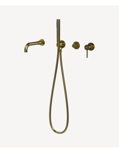 MITIGEUR BAIN DOUCHE ENCASTRE 4 TROUS CORBEAU KROOS