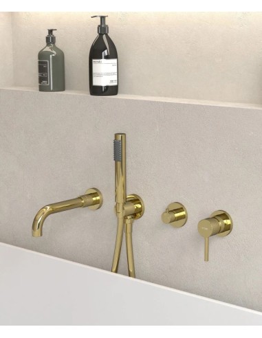 MITIGEUR BAIN DOUCHE ENCASTRE 4 TROUS CORBEAU KROOS