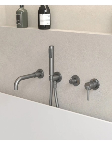 MITIGEUR BAIN DOUCHE ENCASTRE 4 TROUS CORBEAU KROOS