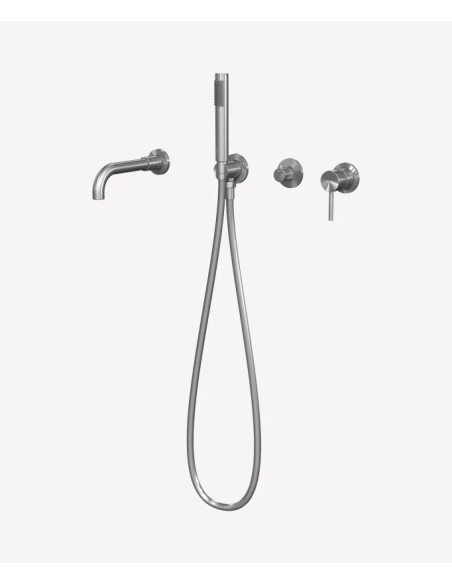 MITIGEUR BAIN DOUCHE ENCASTRE 4 TROUS CORBEAU KROOS