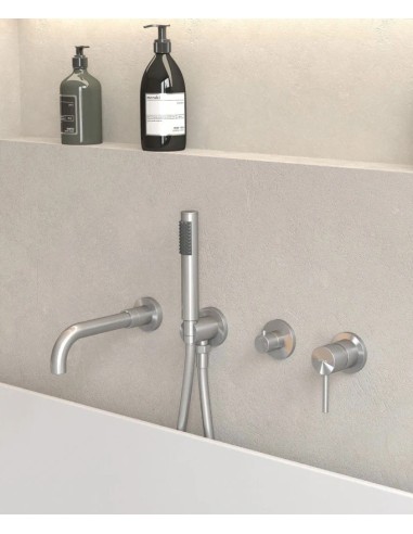 MITIGEUR BAIN DOUCHE ENCASTRE 4 TROUS CORBEAU KROOS