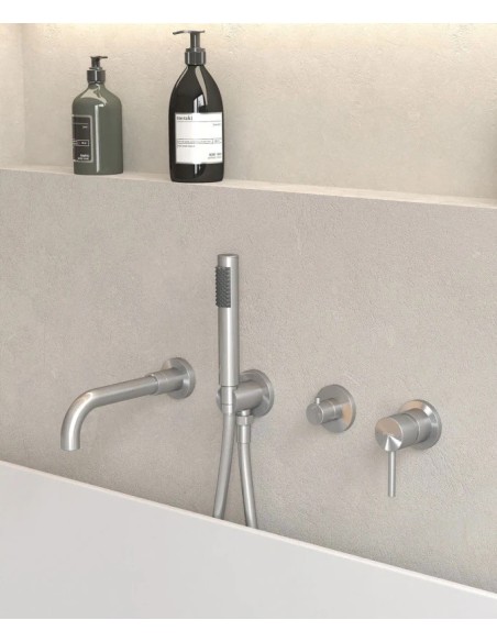 MITIGEUR BAIN DOUCHE ENCASTRE 4 TROUS CORBEAU KROOS