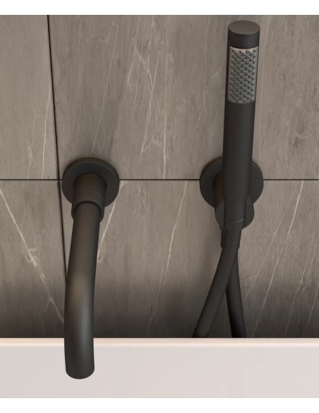 MITIGEUR BAIN DOUCHE ENCASTRE 4 TROUS CORBEAU KROOS