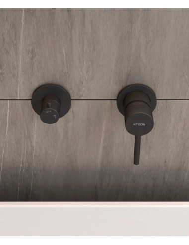 MITIGEUR BAIN DOUCHE ENCASTRE 4 TROUS CORBEAU KROOS