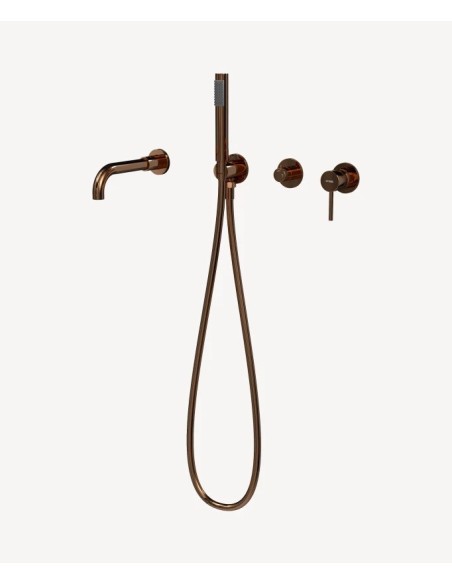 MITIGEUR BAIN DOUCHE ENCASTRE 4 TROUS CORBEAU KROOS