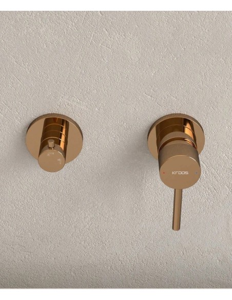 MITIGEUR BAIN DOUCHE ENCASTRE 4 TROUS CORBEAU KROOS