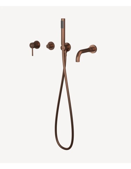 MITIGEUR BAIN DOUCHE ENCASTRE 4 TROUS CORBEAU KROOS