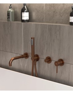 MITIGEUR BAIN DOUCHE ENCASTRE 4 TROUS CORBEAU KROOS