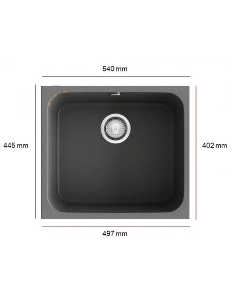 EVIER DE CUISINE GANDIA 50 POALGI